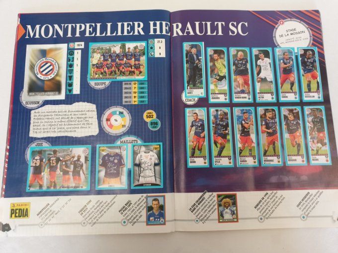 Panini Foot 2016 album complet + set de transfert+poster