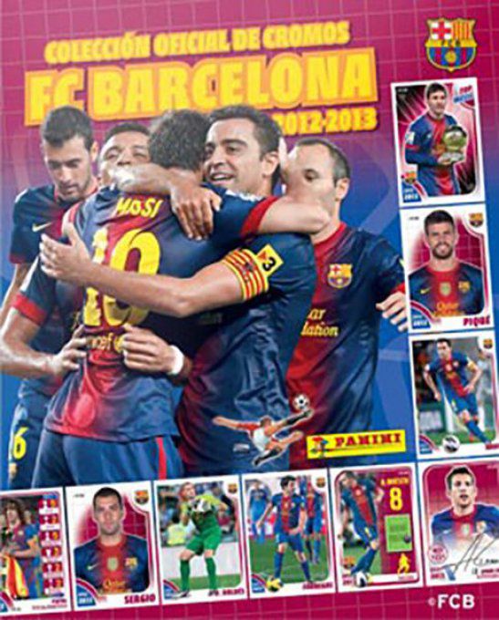 Lot complet 210 images FC Barcelona 2012-2013 no album