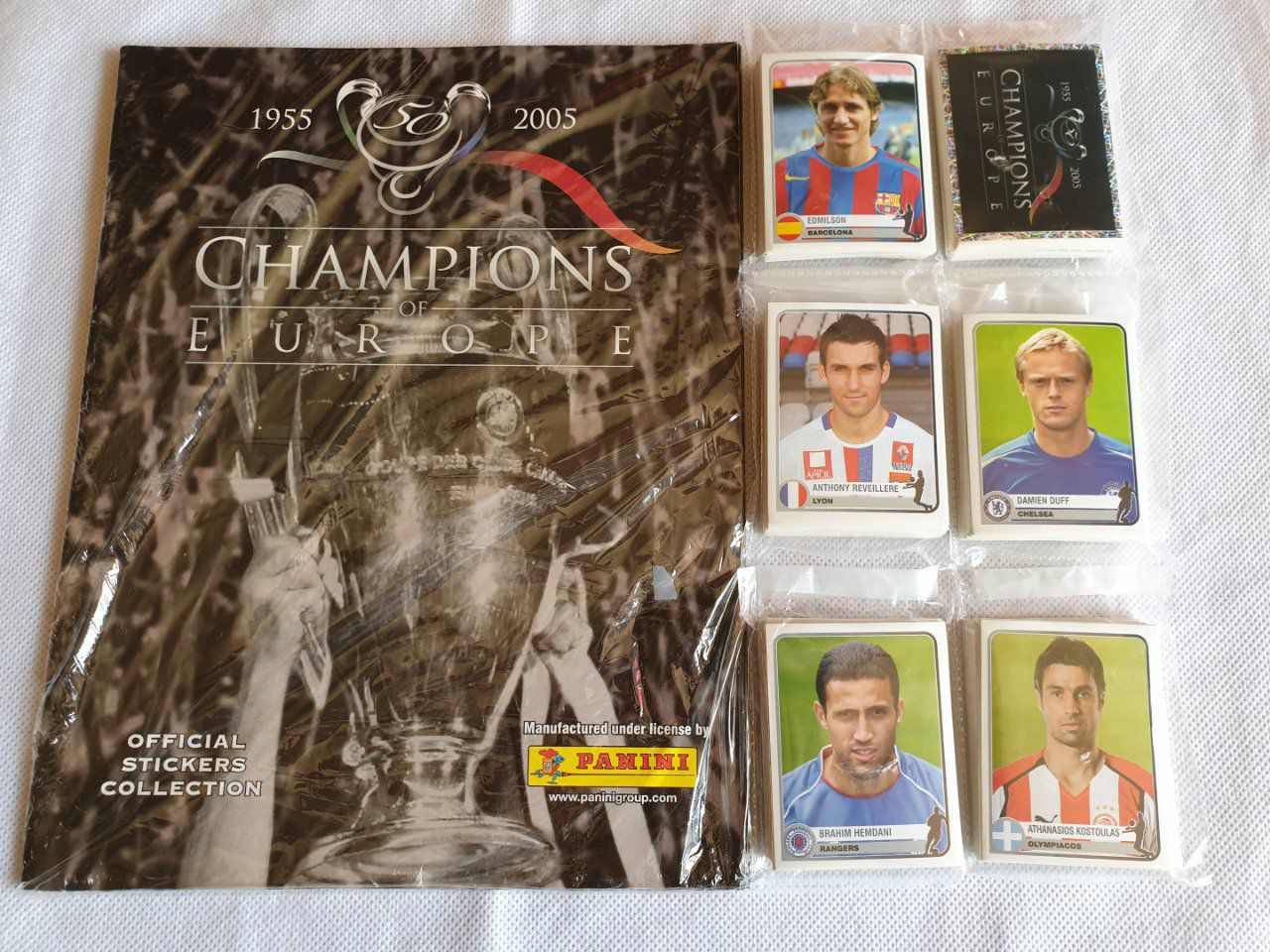 Panini Champions of Europe 1955/2005 Set complet