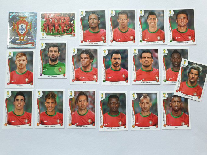 Team Portugal 19 stickers Brazil 2014 Ronaldo