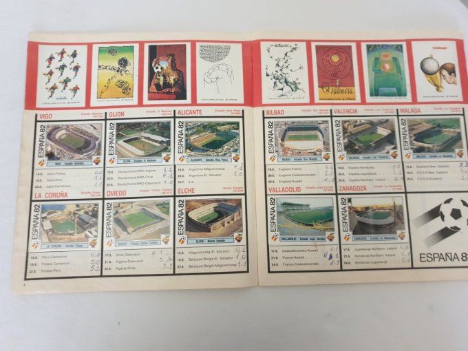 Panini Espagne 1982 album complet coller