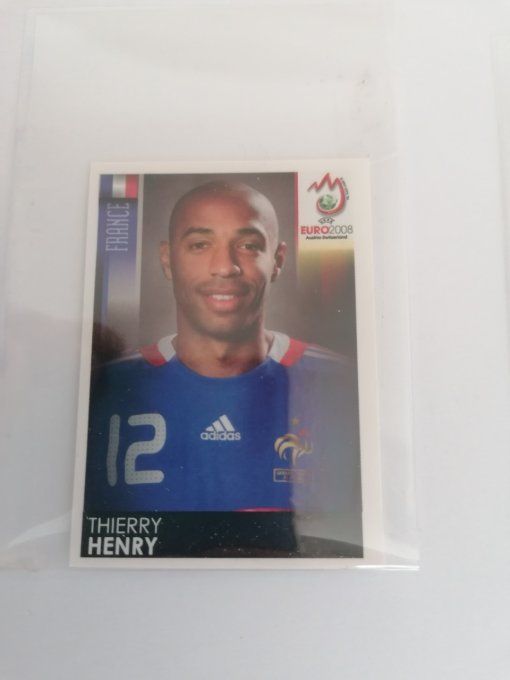 panini thierry henry euro 2008 n°355