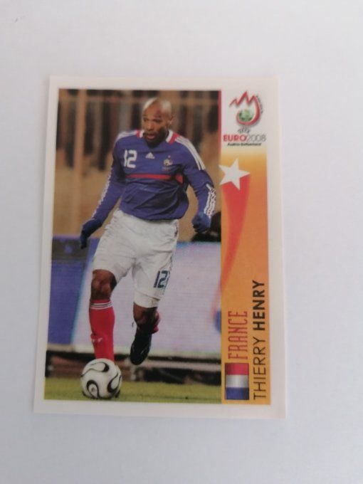 panini thierry henry euro 2008 n°515 made in brazil