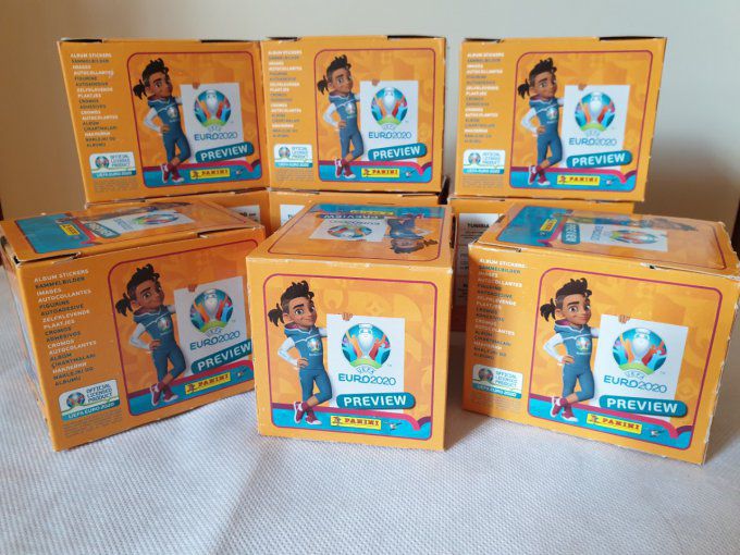 Panini Euro 2020 Preview BOX 60 Pochettes version Balcan