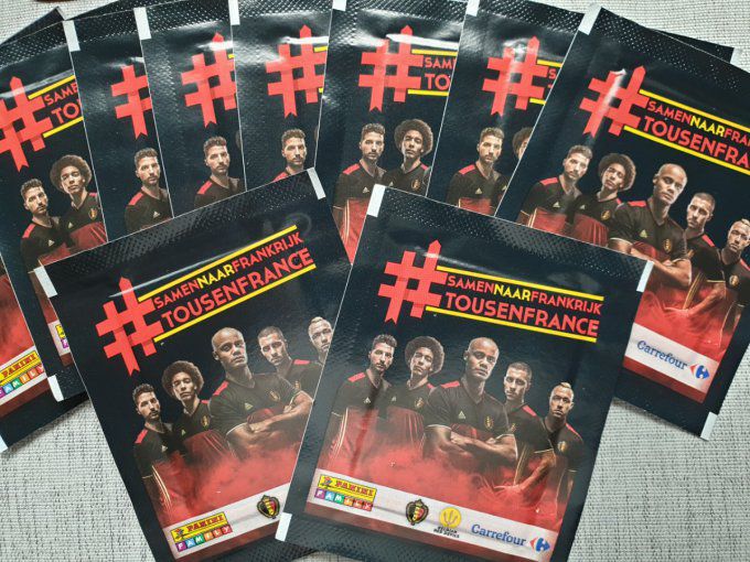 Panini Family carrefour Tous en France (Euro 2016) diable rouge-100 pochettes