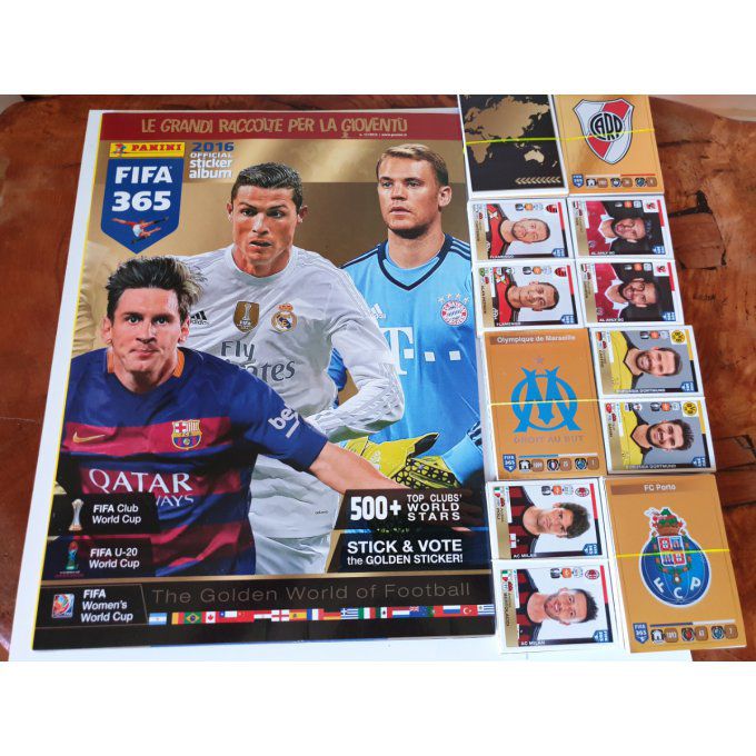 Panini FIFA 365 - 2016 Set complet 856 numeros