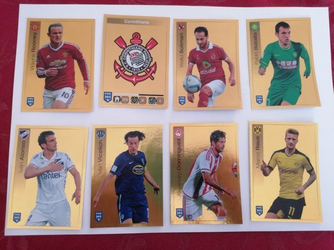 Panini Fifa 2016  lot de 69 stickers sans double