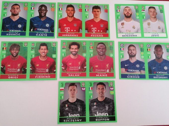 Panini 40 différent année Fifa star rookie