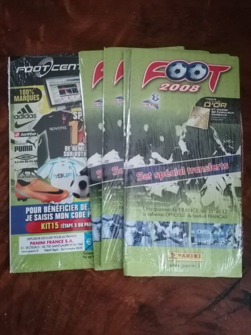 Panini Foot 2008 Set de transferts neuf 