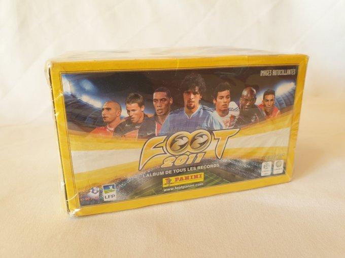 Panini Foot 2011 championnat de France Box 100 pochettes