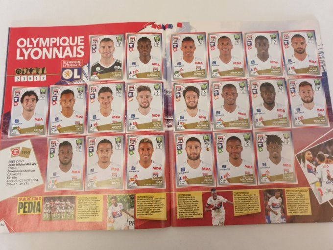 Panini foot 2017 album complet coller neuf