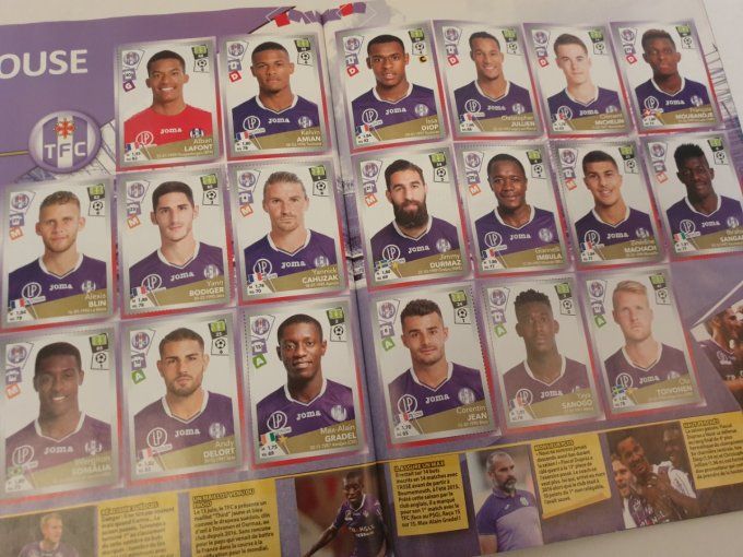 Panini foot 2017 album complet coller neuf