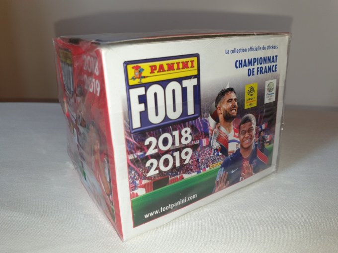 Panini Foot 2018-2019 championnat de France Box 50 pochettes 