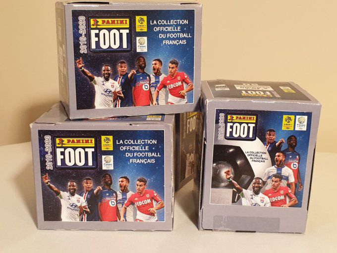 Panini Foot 2019-2020 championnat de France Box 50 pochettes
