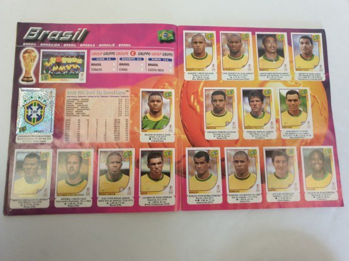 Panini korea / japan 2002 album complet