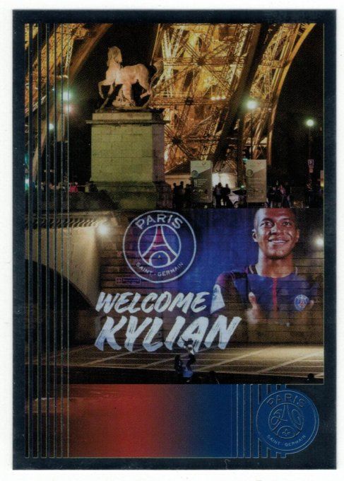 Panini 50 ans paris saint germain 6 stickers Mbappe