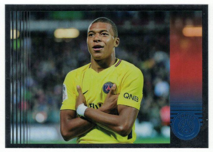 Panini 50 ans paris saint germain 6 stickers Mbappe