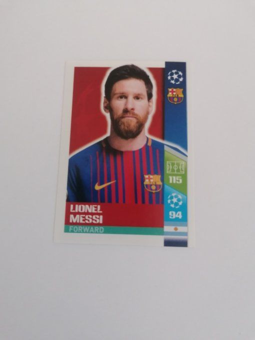 panini champions league 2017 lionel messi