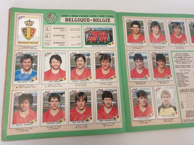 Panini mexico 1986 album complet coller