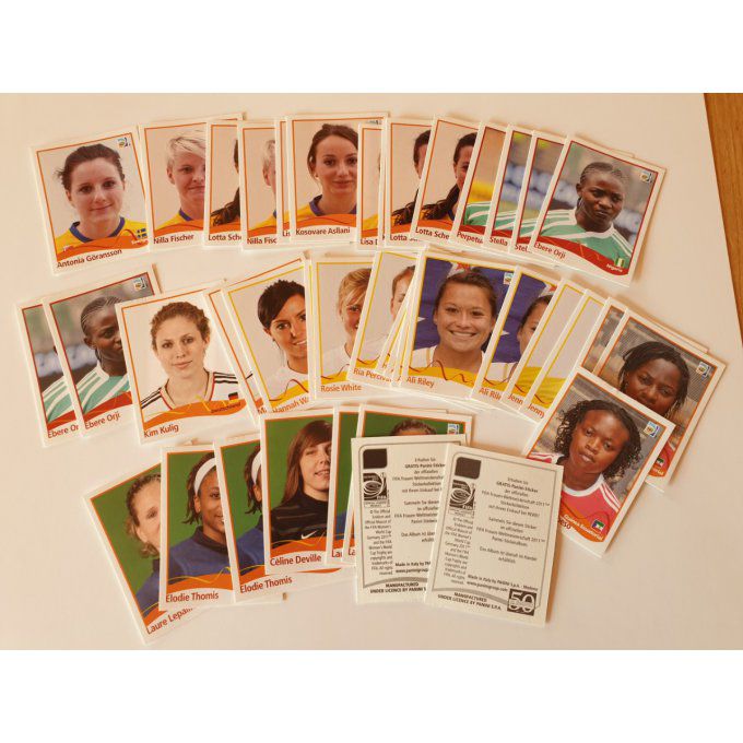 Panini women Germany 2011 Rewe stickers a la pièce