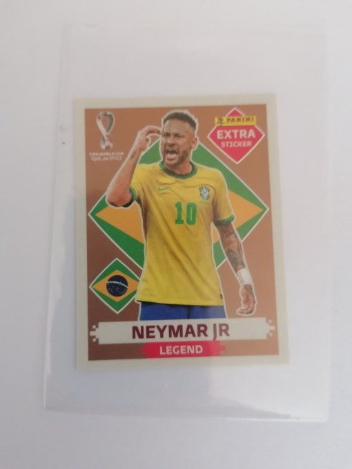 panini quatar 2022 legend neymar jr bronze extra