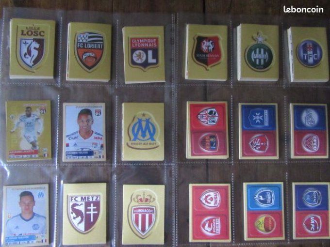 panini foot 2014-2015 set complet neuf + transfert