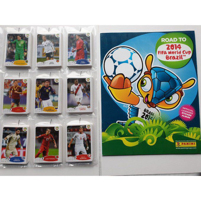 Panini Road to Brazil 2014 Set complet 410 images + Album