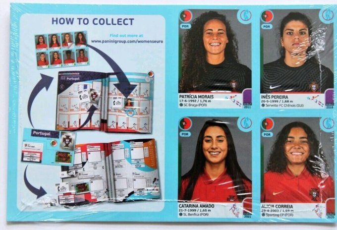 Panini Women Euro england 2022 Set complet 344 images album Deutch+update