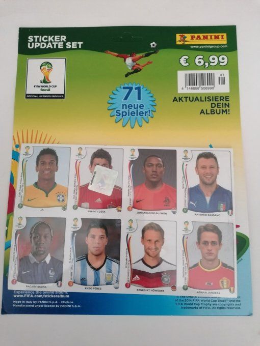 panini update set brazil 2014