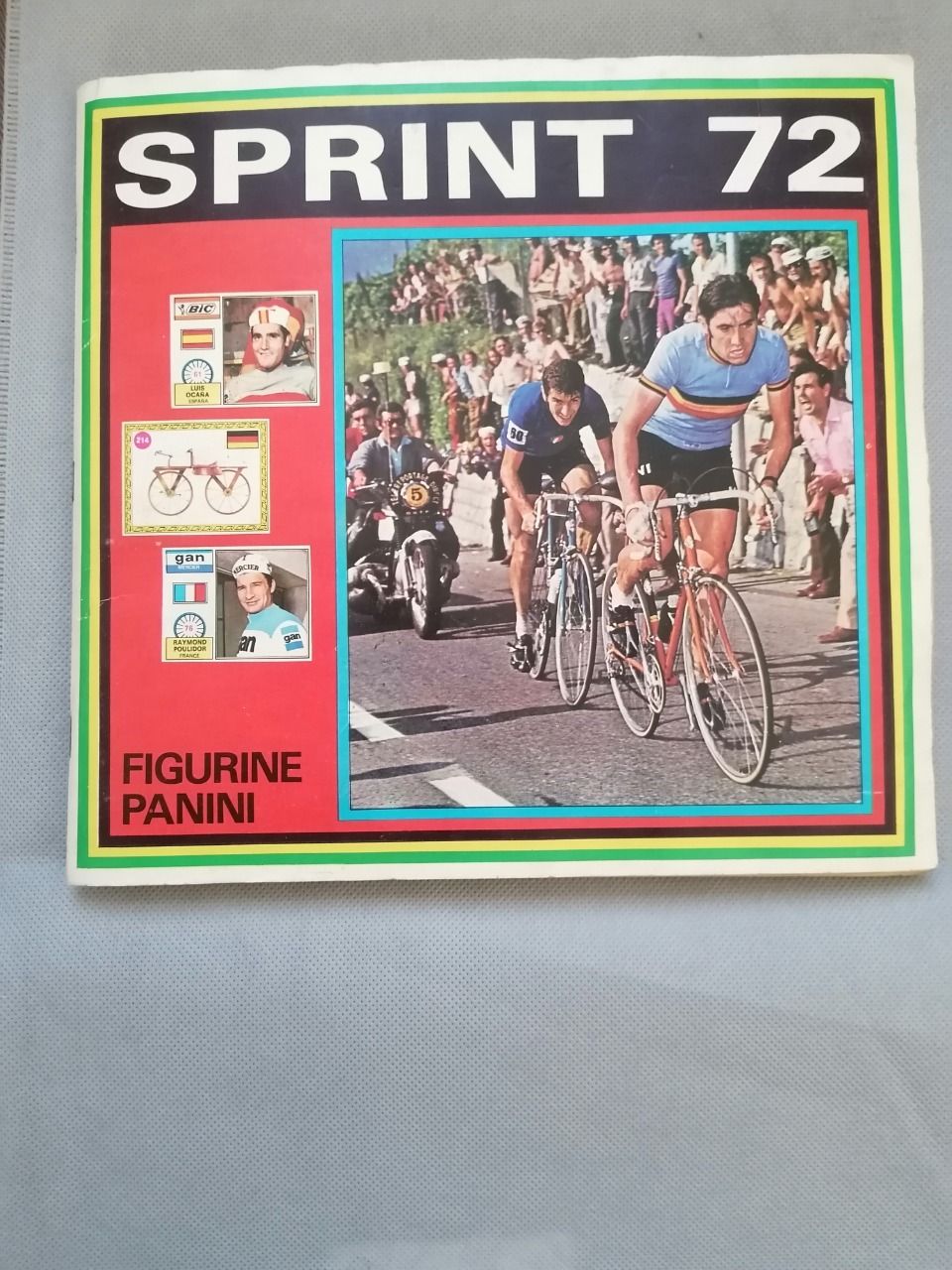 panini sprint 1972 album complet coller neuf