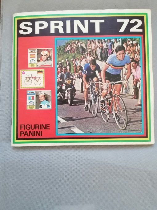 panini sprint 1972 album complet coller neuf