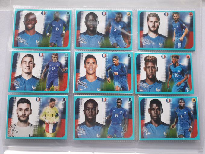 Panini Foot 2016-2017 série poster complète P1àP20