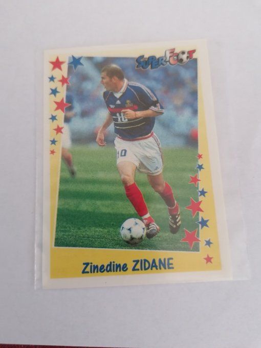 panini super foot 1998 Zidane