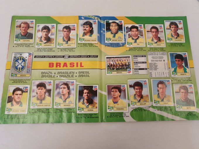 Panini USA 1994 album complet coller