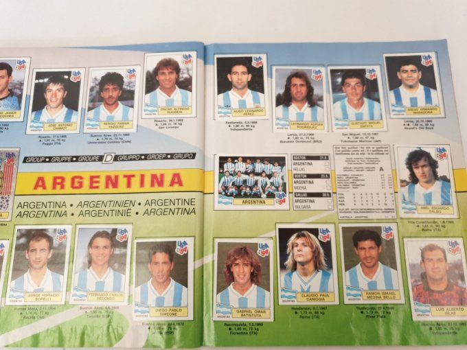 Panini USA 1994 album complet coller