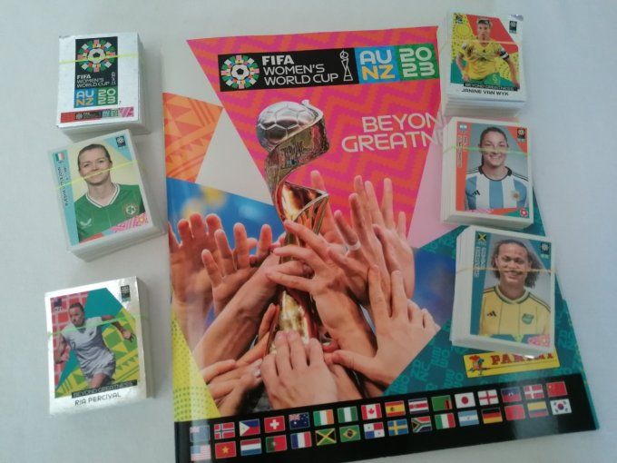 panini women 2023 world cup set complet 580 images +album