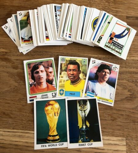 Panini Sonrics World Cup Story 1970/1990 images a la pièce