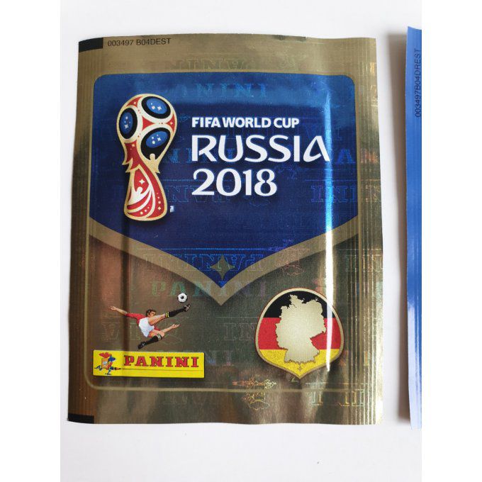 Panini Russie 2018 par pochettes version allemand code vertical