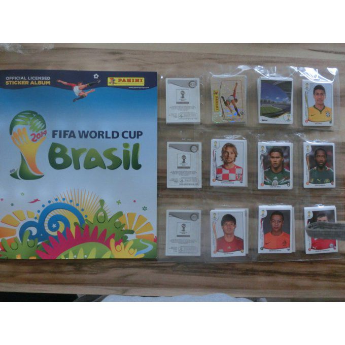 Panini Brazil 2014 Set complet 640 images + album souple