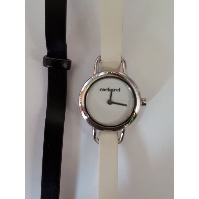 Montre dame Cacharel 2 bracelet cuir