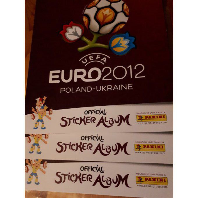 Panini Album vide Euro 2012 international