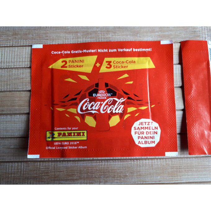 Panini Euro 2016 Coca Cola par pochettes
