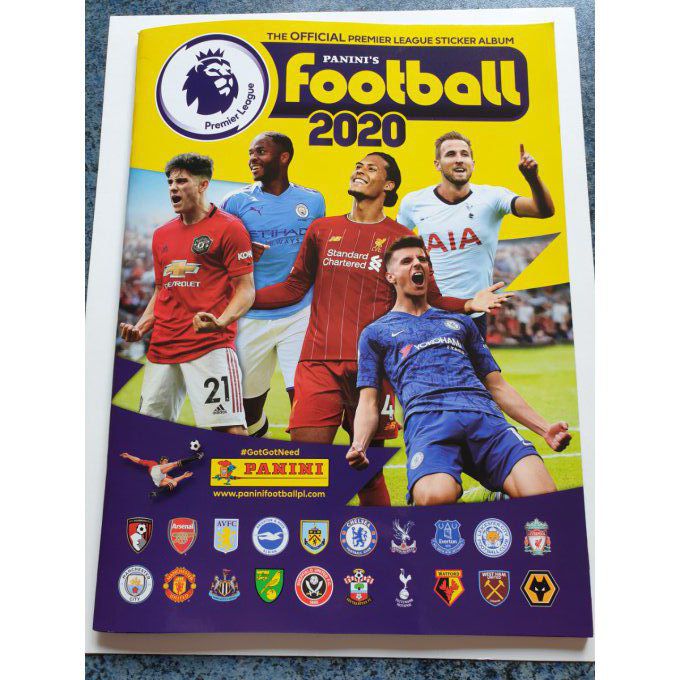 Panini Premier League Football 2020 Album Vide