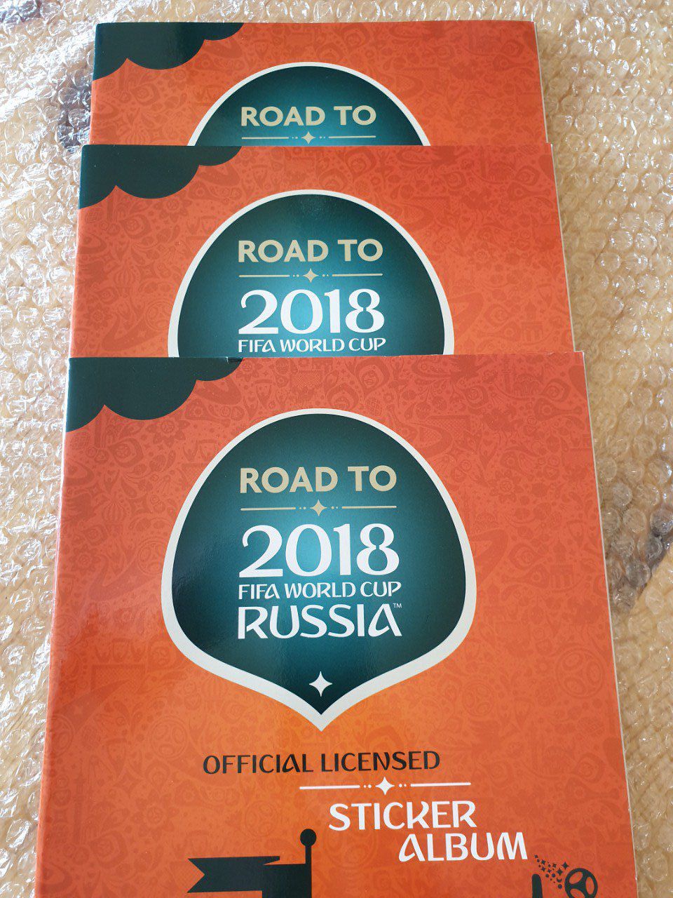 Panini Album vide Road to Russie 2018 (D)