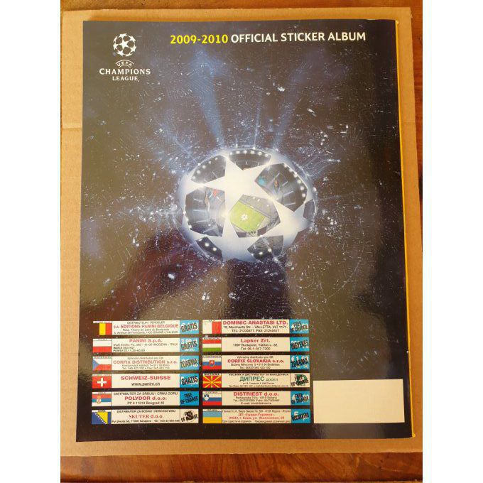 Panini Champions League 2009/2010 Album Vide