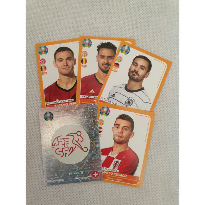 Panini Euro 2020 Preview par Pochette Version Belge 2 codes