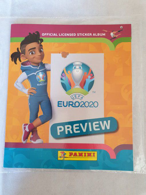 Panini Preview Euro 2020 set complet 528 images VERSION BELGE