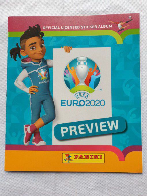 Panini Preview Euro 2020 set complet 568 images Turquoise D