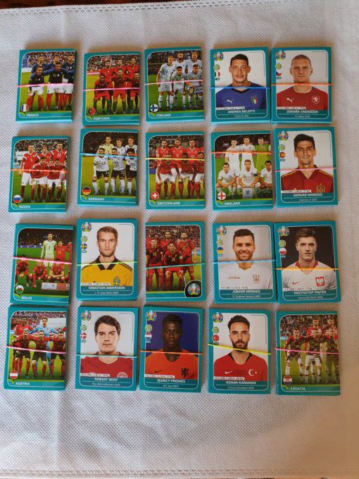 Panini Euro 2020 Preview Lot de 100 images version France