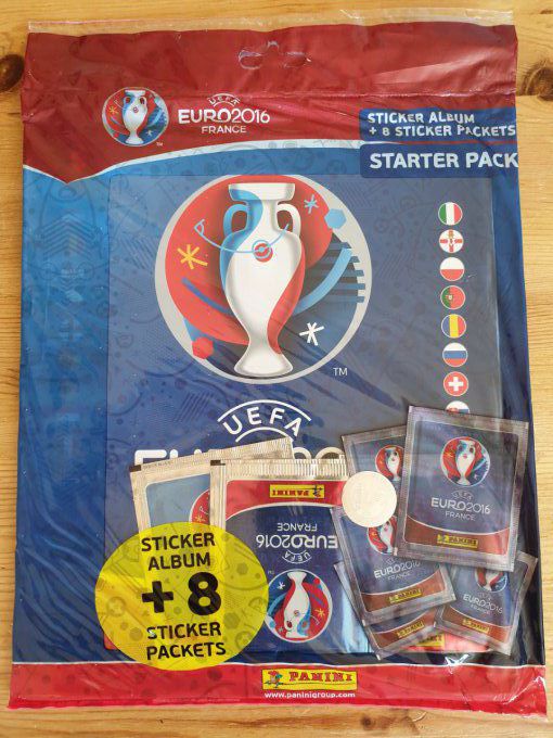 Panini Euro 2016 Starter Pack Album+8pochettes